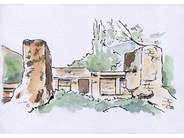 AND RUINS OF, BAHÁ’U’LLÁH’S ORIGINAL HOME IN TÁKUR MÁZINDARÁN 