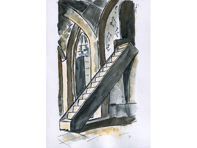 PULPIT FROM WHICH THE BÁB ADDRESSED THE CONGREGATION