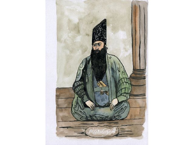 PAINTING OF MÍRZÁ BUZURG(FATHER OF BAHÁ’U’LLÁH)