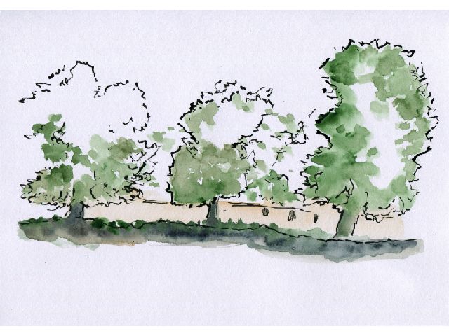 SITE OF THE FORT THAT ENCLOSED THE SHRINE