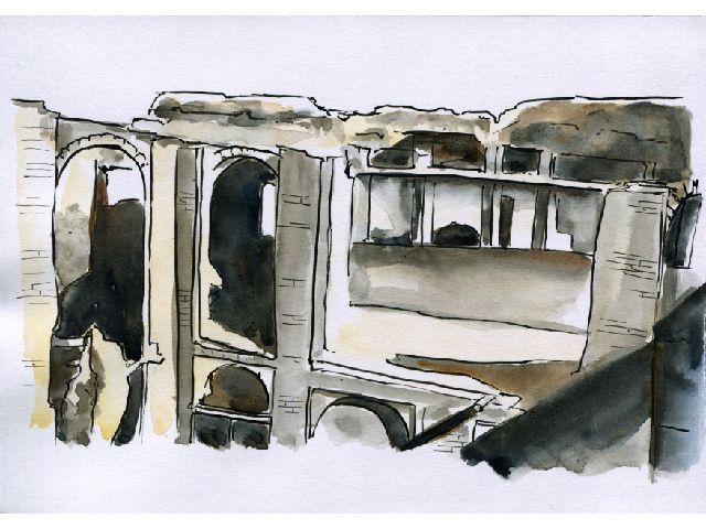 RUINS OF THE HOUSE OF MULLÁ MUḤAMMAD-I-MÁMÁQÁNÍ, THE MUJTAHID OF TABRÍZ