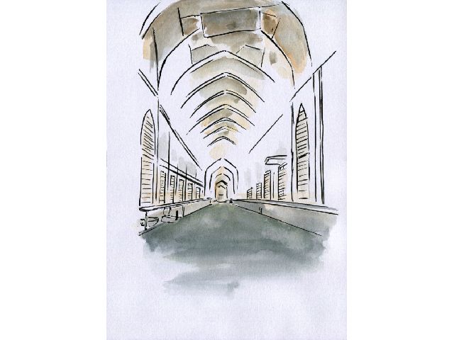 The Market-Street of Vakíl, Shíráz