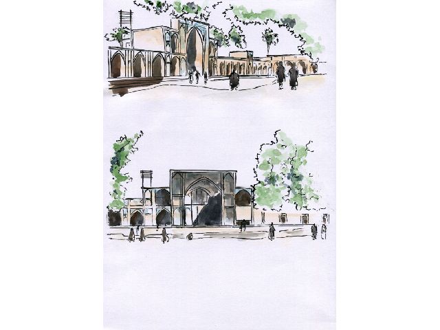 VIEWS OF THE MASJID-I-NAW