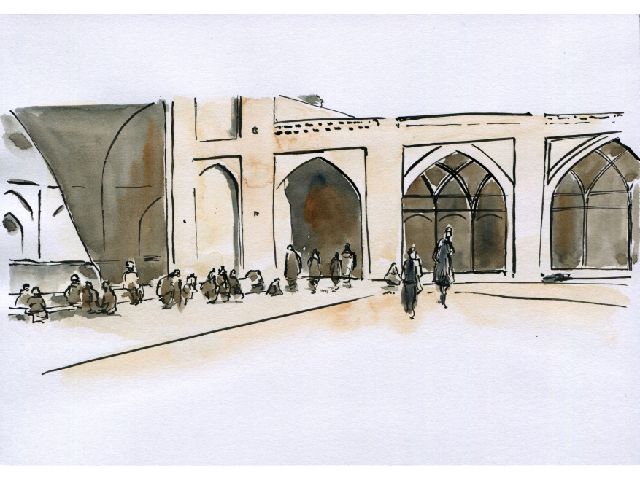 VIEWS OF THE MASJID-I-SHÁH of ṬIHRÁN