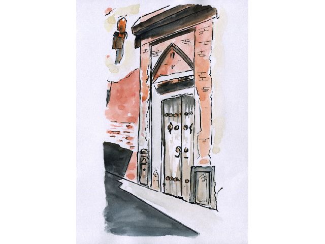 ENTRANCE OF THE BÁB’S HOUSE IN SHÍRÁZ