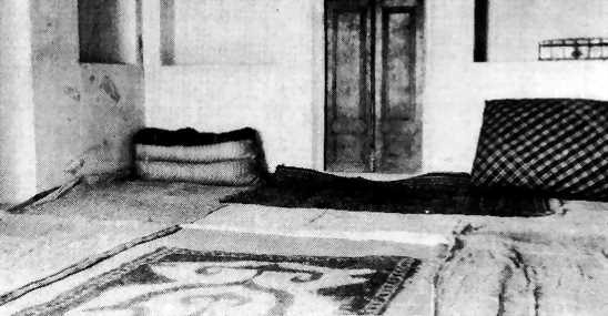 INTERIOR OF BAHÁ’U’LLÁH’S ROOM KEPT IN ITS ORIGINAL CONDITION
