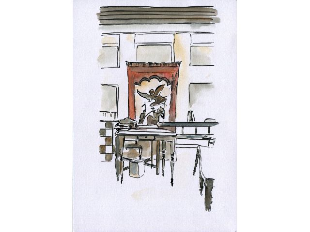 INTERIOR OF ḤÁJÍ MÍRZÁ ‘ALÍ’SHOUSE IN SHÍRÁZ