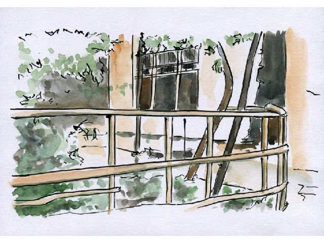 EXTERIOR OF THE ROOM OCCUPIED BY ‘ABDU’L-BAHÁ IN TÁKUR, MÁZINDARÁN