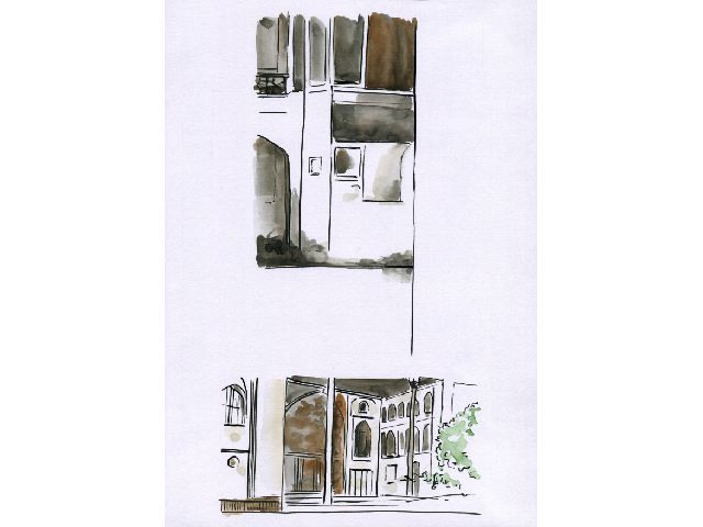 VIEWS OF THE HOUSE OF THE MU‘TAMIDU’D-DAWLIH IN IṢFAHÁN